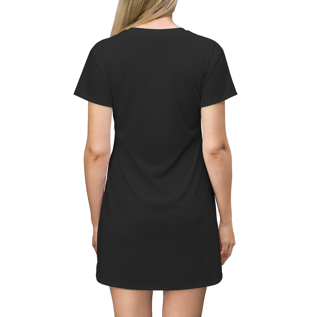 Snaughtnaut All Over Print T-Shirt Dress