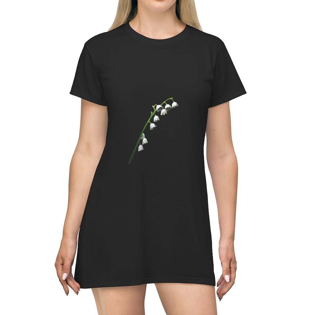 Lilly All Over Print T-Shirt Dress