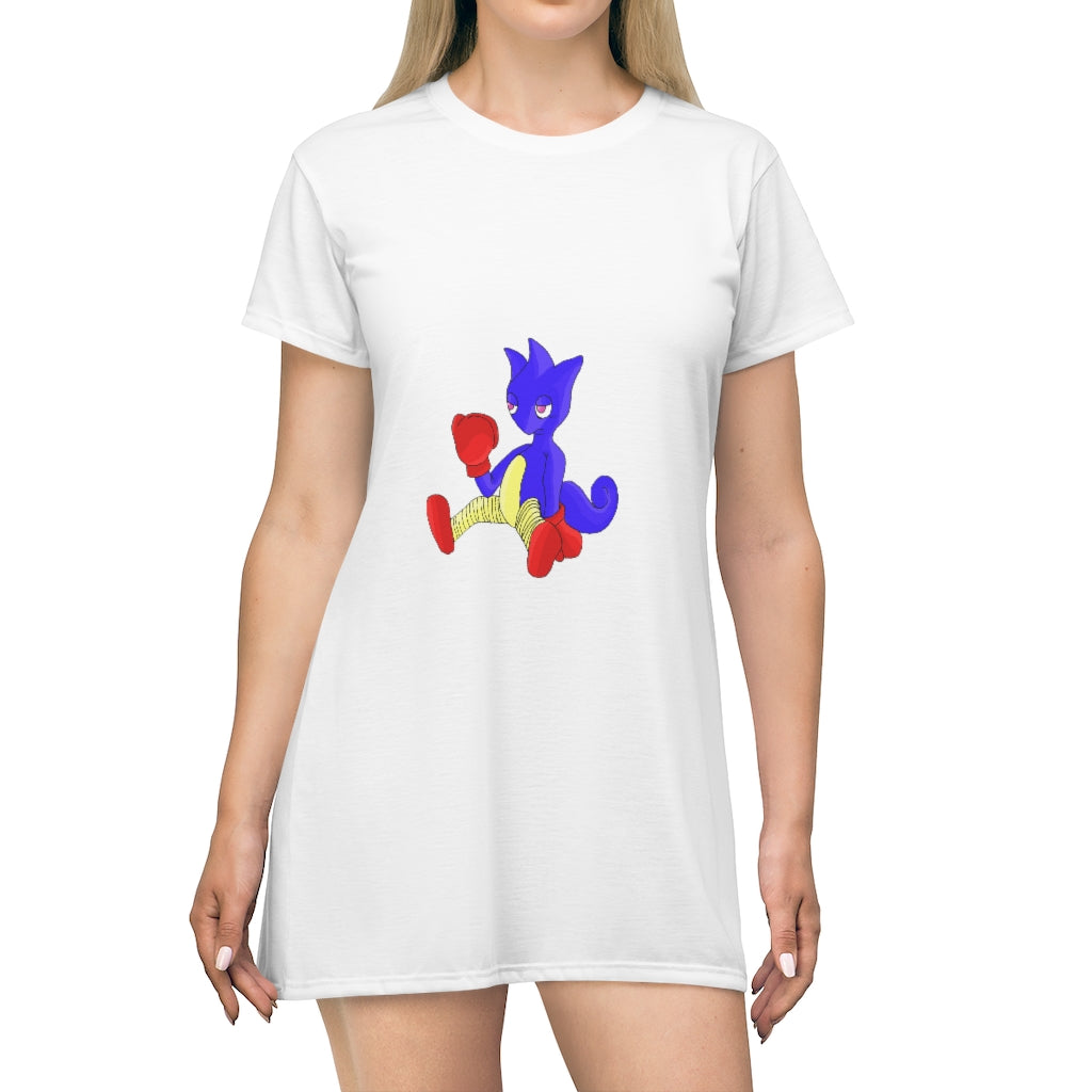 Megatare All Over Print T-Shirt Dress