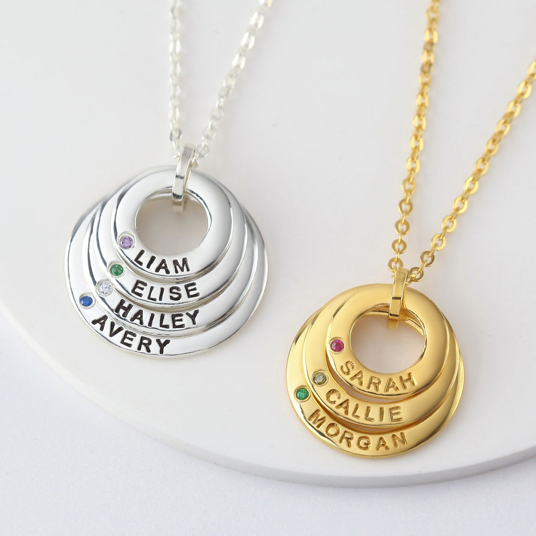Mother's Day Necklace With Engravings