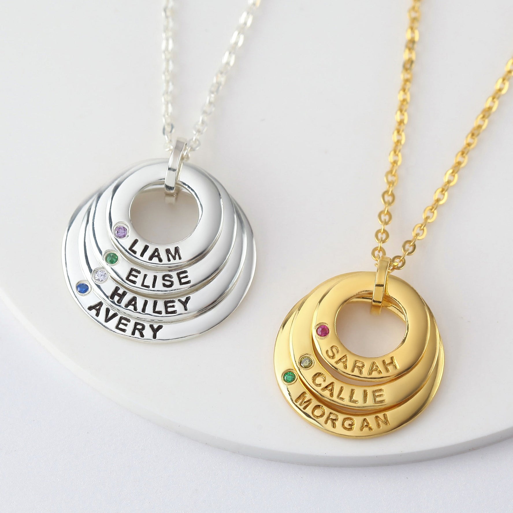 Mother's Day Necklace With Engravings