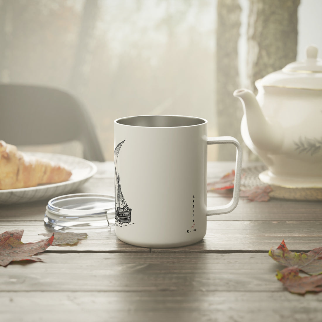 Insulated Travel Coffee Mug for New York Stainless Steel