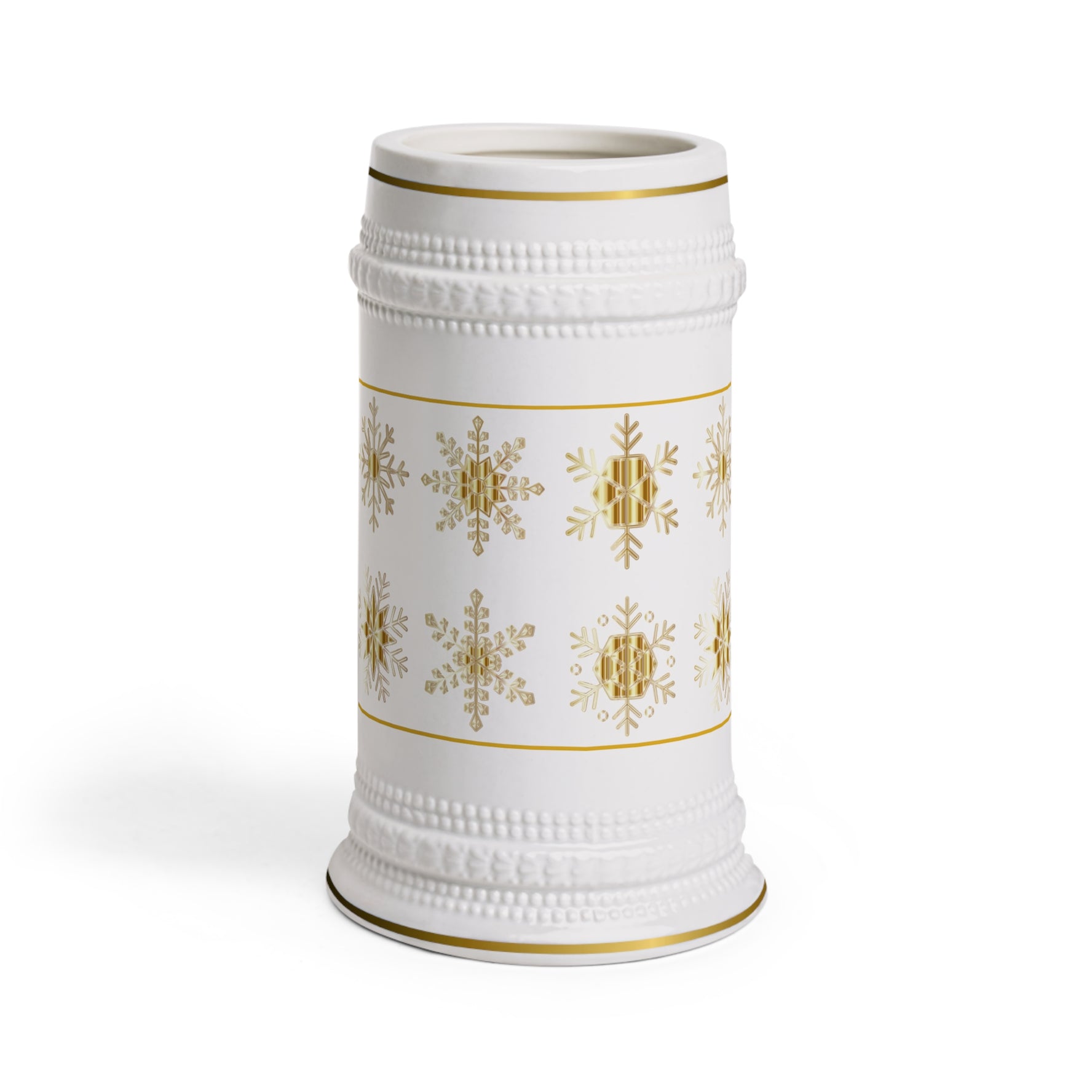 Snowflake Beer Stein Mug Holiday Drinkware in California
